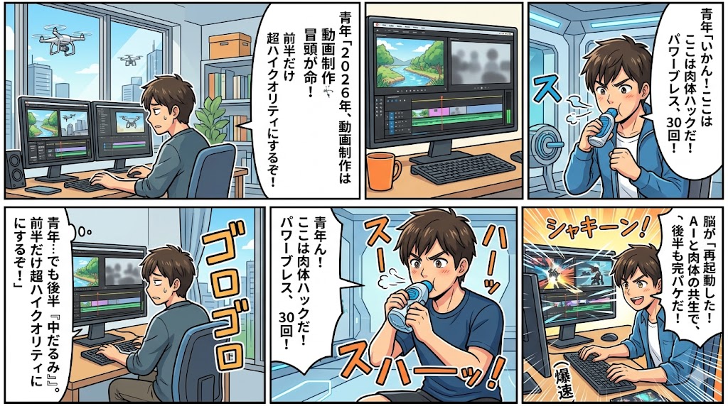 2026年、クリエイティビティの「中だるみ」をAIと肉体でハックする方法