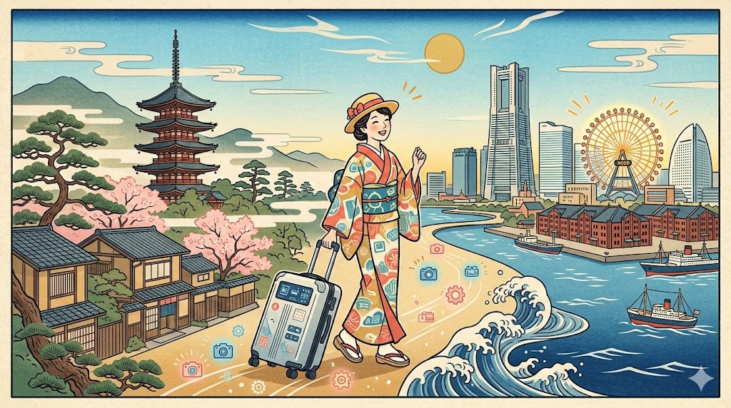 2026年、京都と横浜の『同期エラー』を解消せよ：AI画像解析とスマートスーツケースが変える、物理ログの整理術