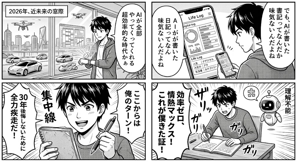 2026年の決意：AI共生時代に刻む「後悔しない30年」への全力疾走