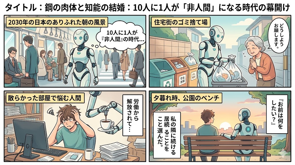 鋼の肉体と知能の結婚：10人に1人が「非人間」になる時代の幕開け