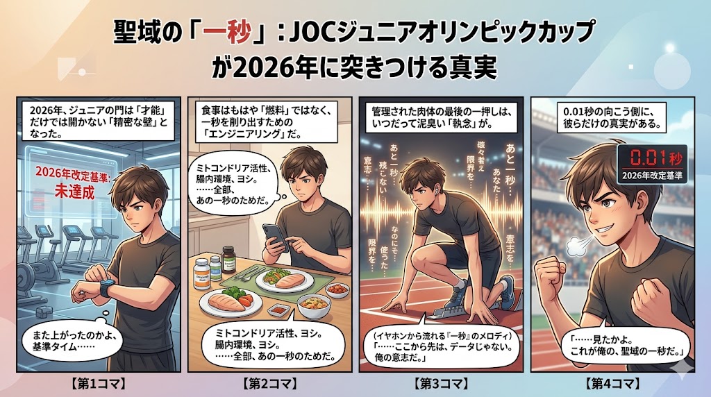 聖域の「一秒」：JOCジュニアオリンピックカップが2026年に突きつける真実