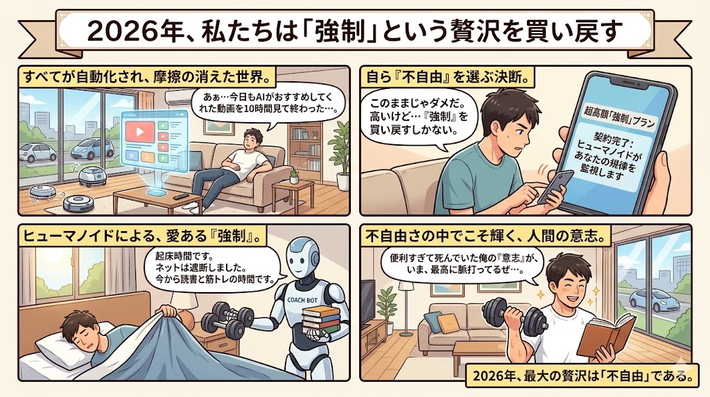 2026年、私たちは「強制」という贅沢を買い戻す