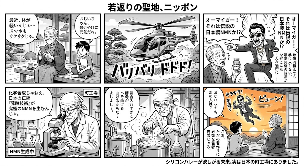 シリコンバレーが羨む、日本のNMN技術