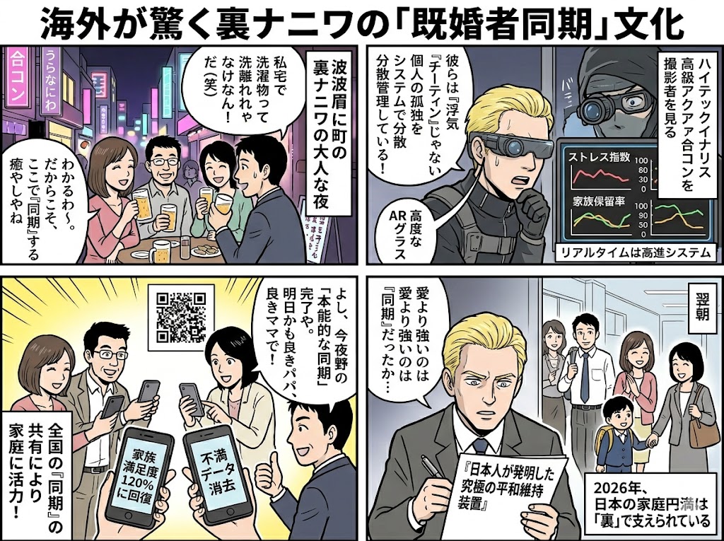 海外が驚く裏ナニワの「既婚者同期」文化