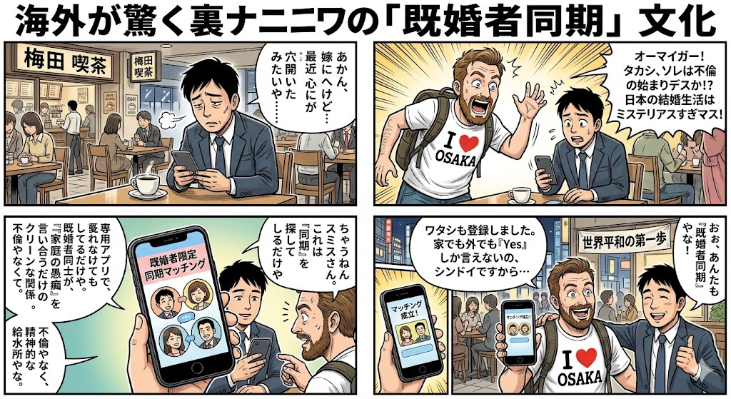 海外が驚く裏ナニワの「既婚者同期」文化