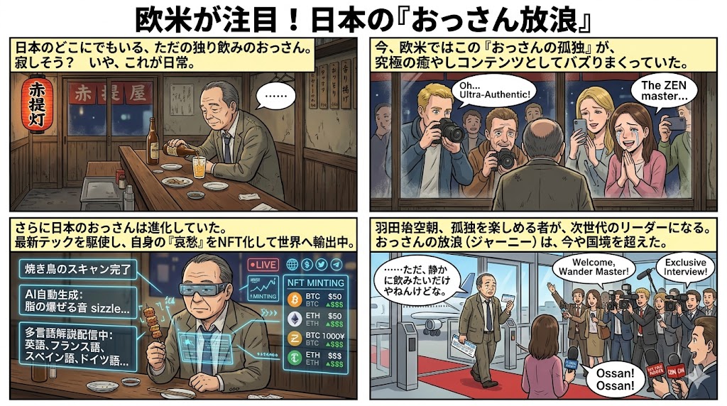 欧米が注目！日本の『おっさん放浪』
