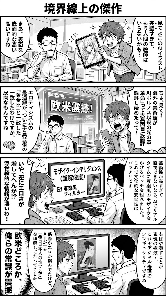 欧米震撼！AIアートポルノの芸術性