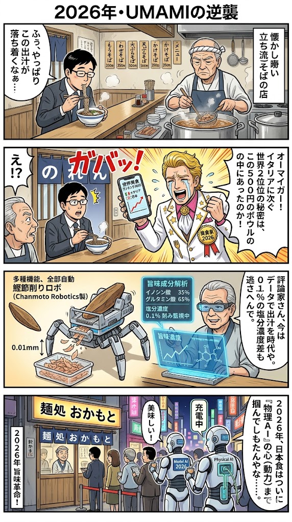 伊に次ぐ美食2位！2026年、世界が日本食に酔う