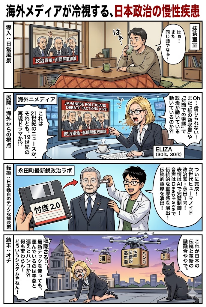 海外メディアが冷視する、日本政治の慢性疾患