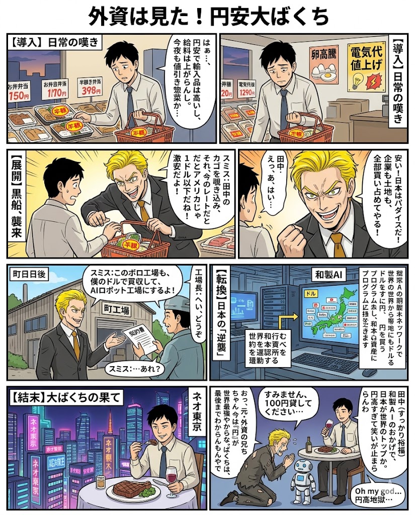 外資は見た！円安大ばくち
