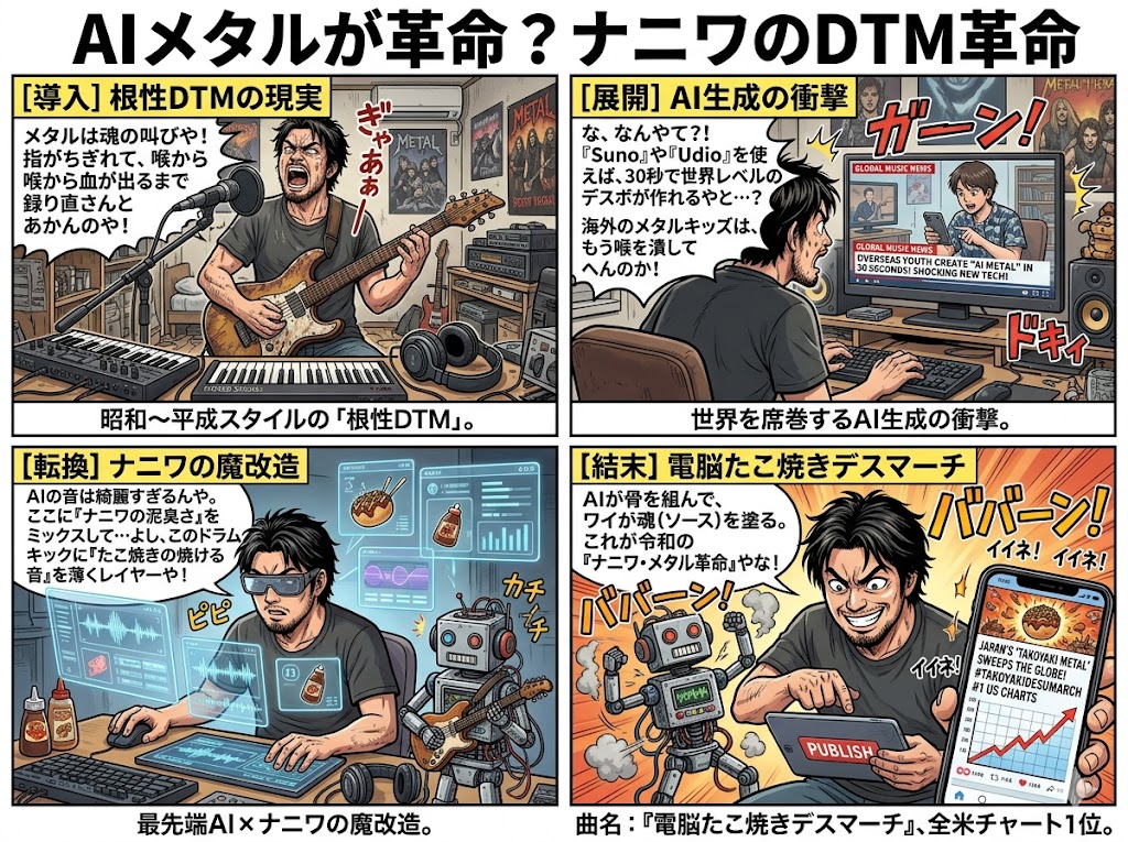 AIメタルが革命？ナニワのDTM革命