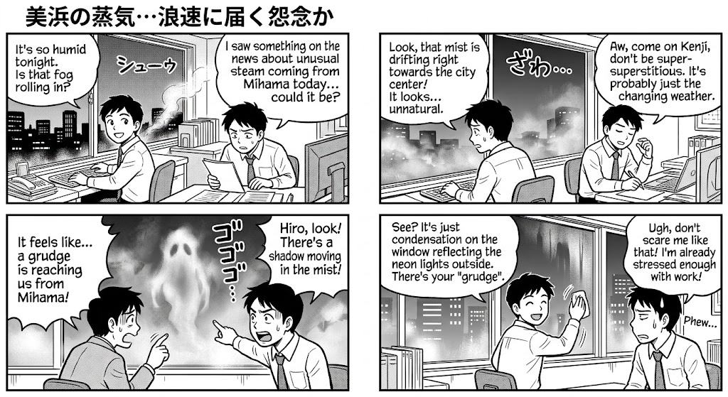 美浜の蒸気…浪速に届く怨念か