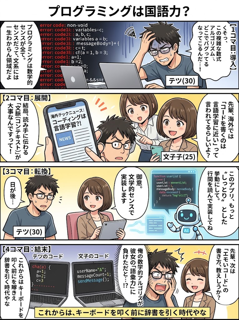 プログラミングは国語力？