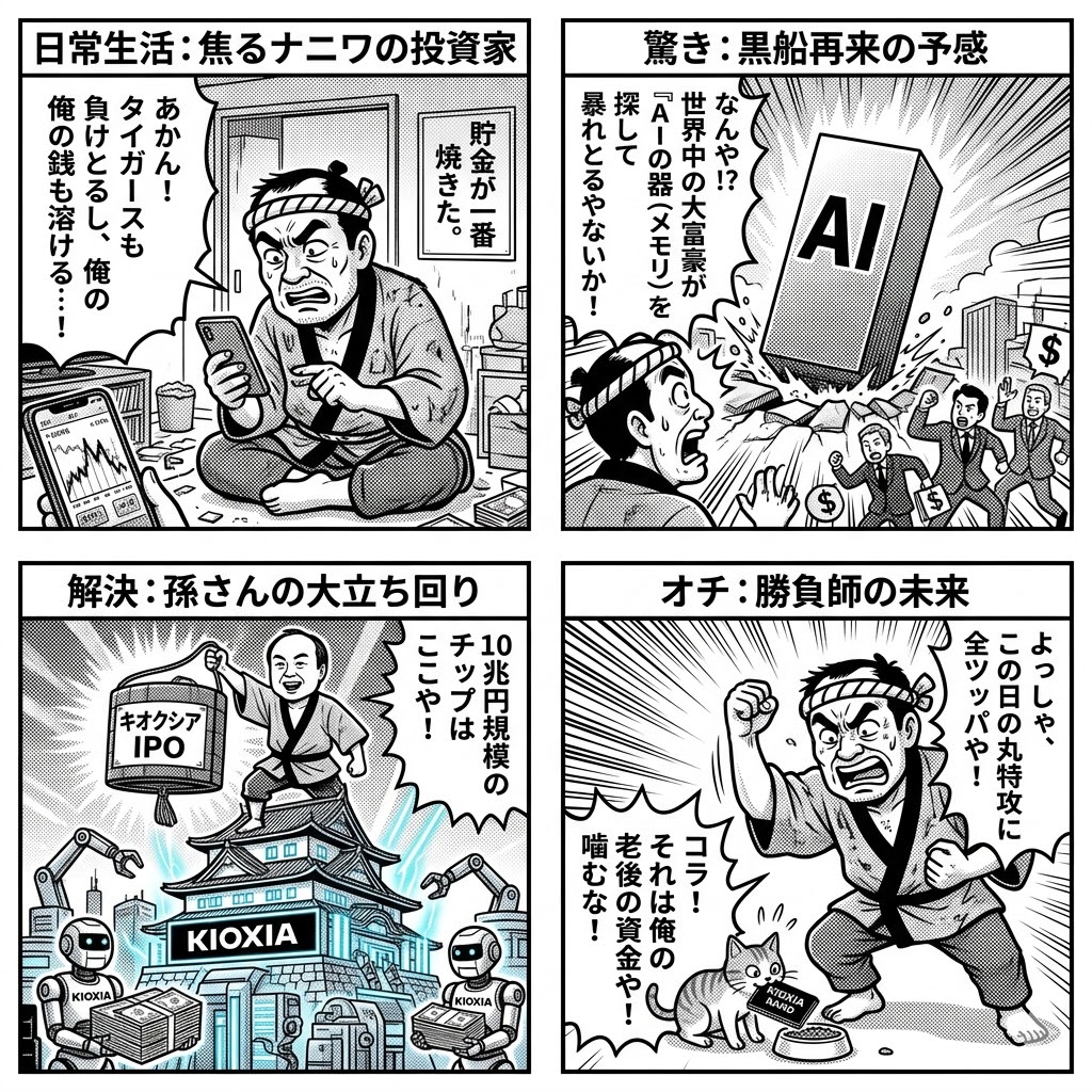 キオクシアIPOで銭掴め！SBG孫さんの大勝負