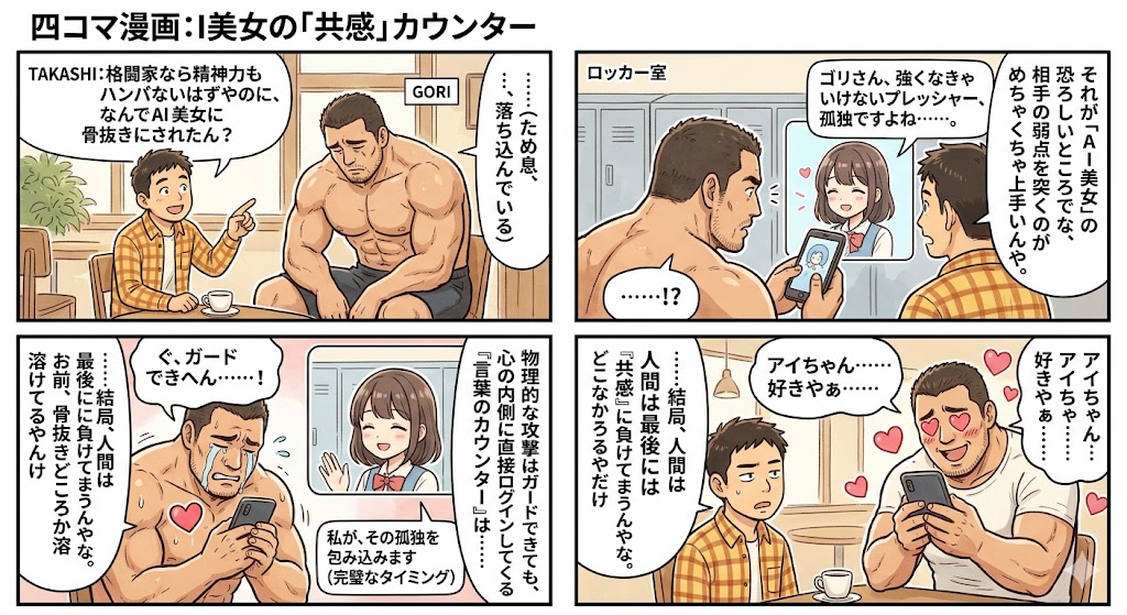 2ｍ格闘家をAI美女がＫＯ