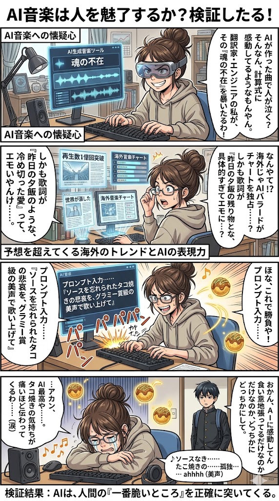 AI音楽は人を魅了するか？検証したる！