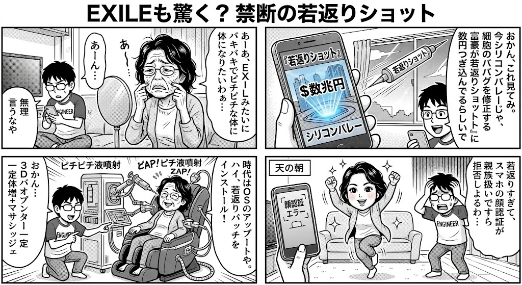 EXILEも驚く？禁断の若返りショット