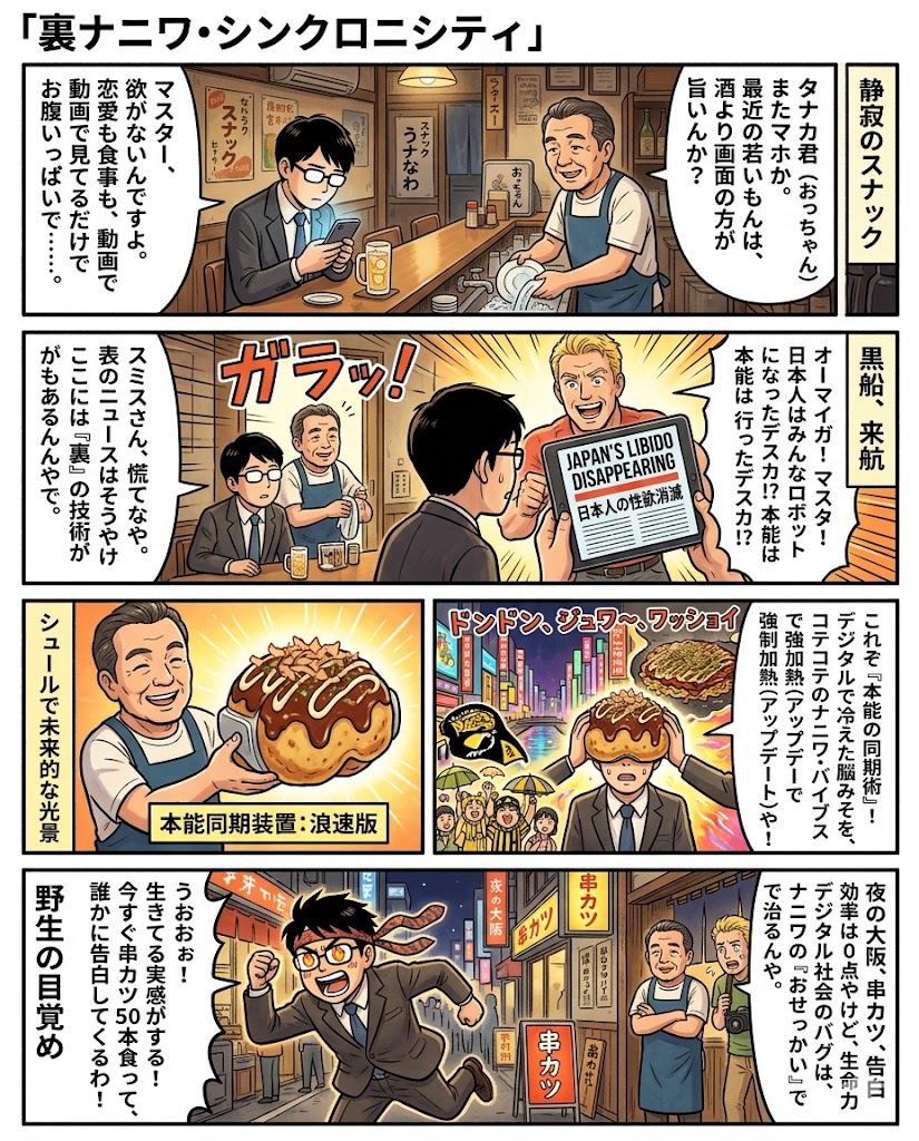 日本人の性が消滅？裏ナニワ、本能の同期術