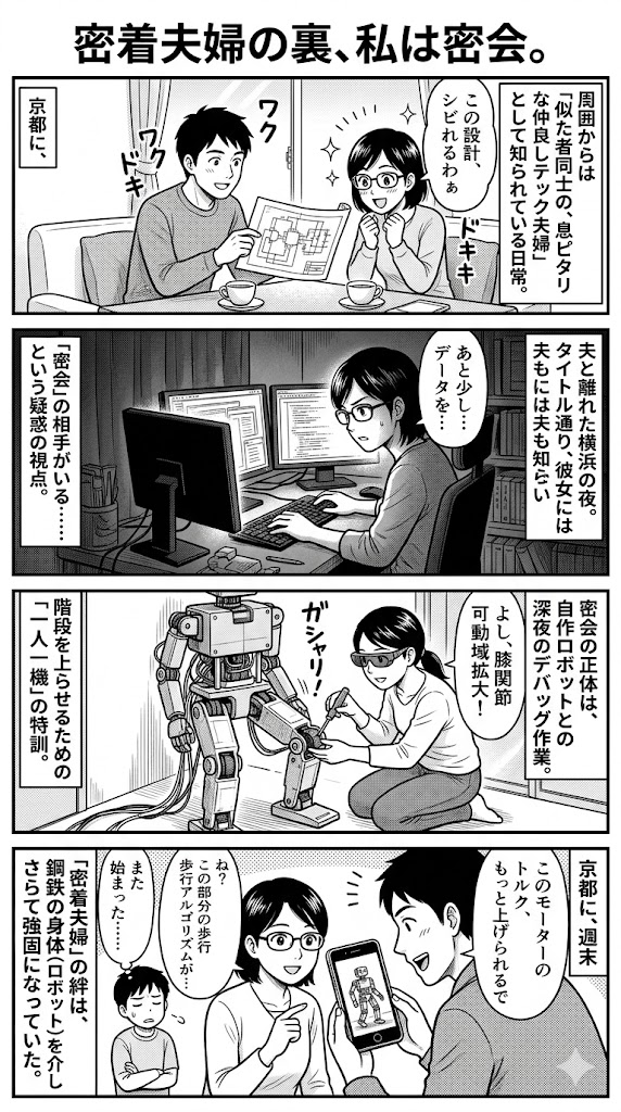 密着夫婦の裏、私は密会。