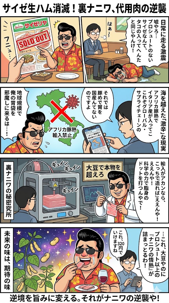 サイゼ生ハム消滅！裏ナニワ、代用肉の逆襲