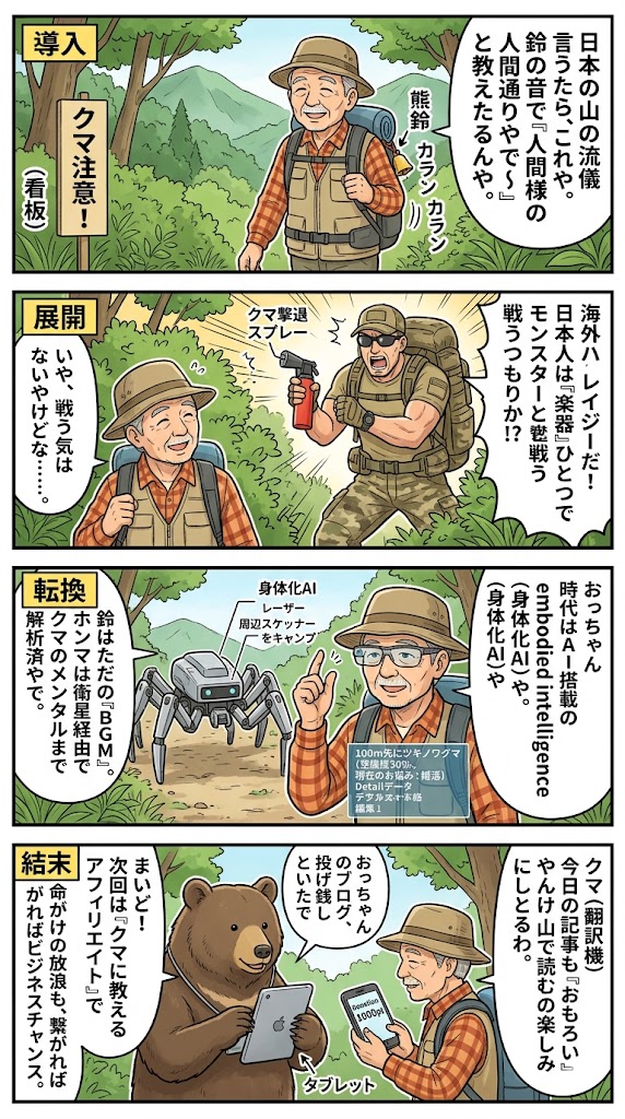 クマ注意！山の放浪は命がけや