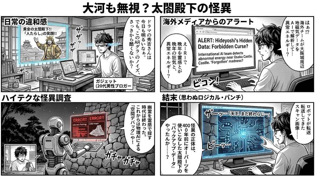 大河も無視？太閤殿下の怪異