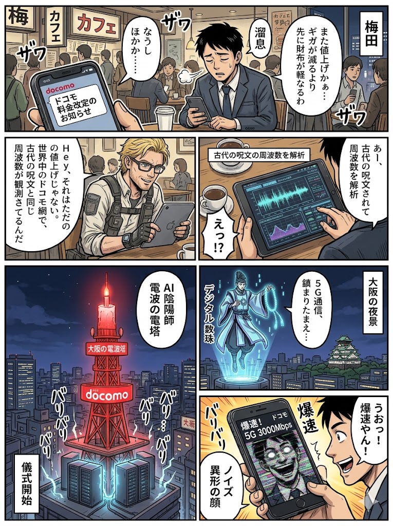 ドコモ値上げ？怪儀式の予兆