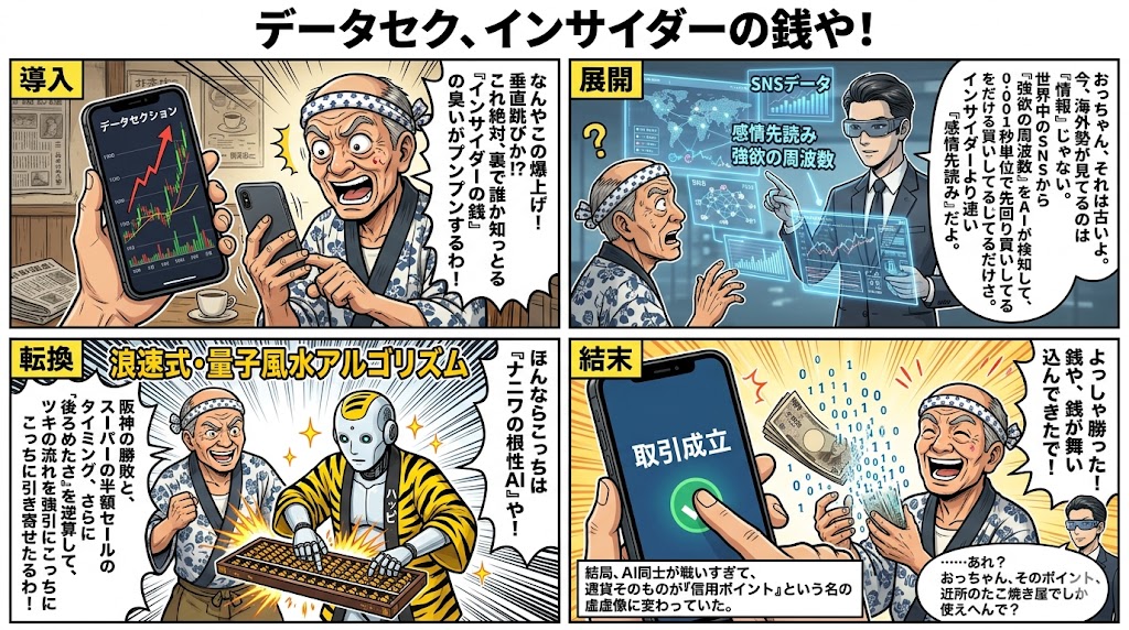 データセク、インサイダーの銭や！