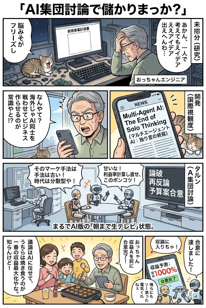 AI集団討論で収益を最大化する最新ビジネス戦略