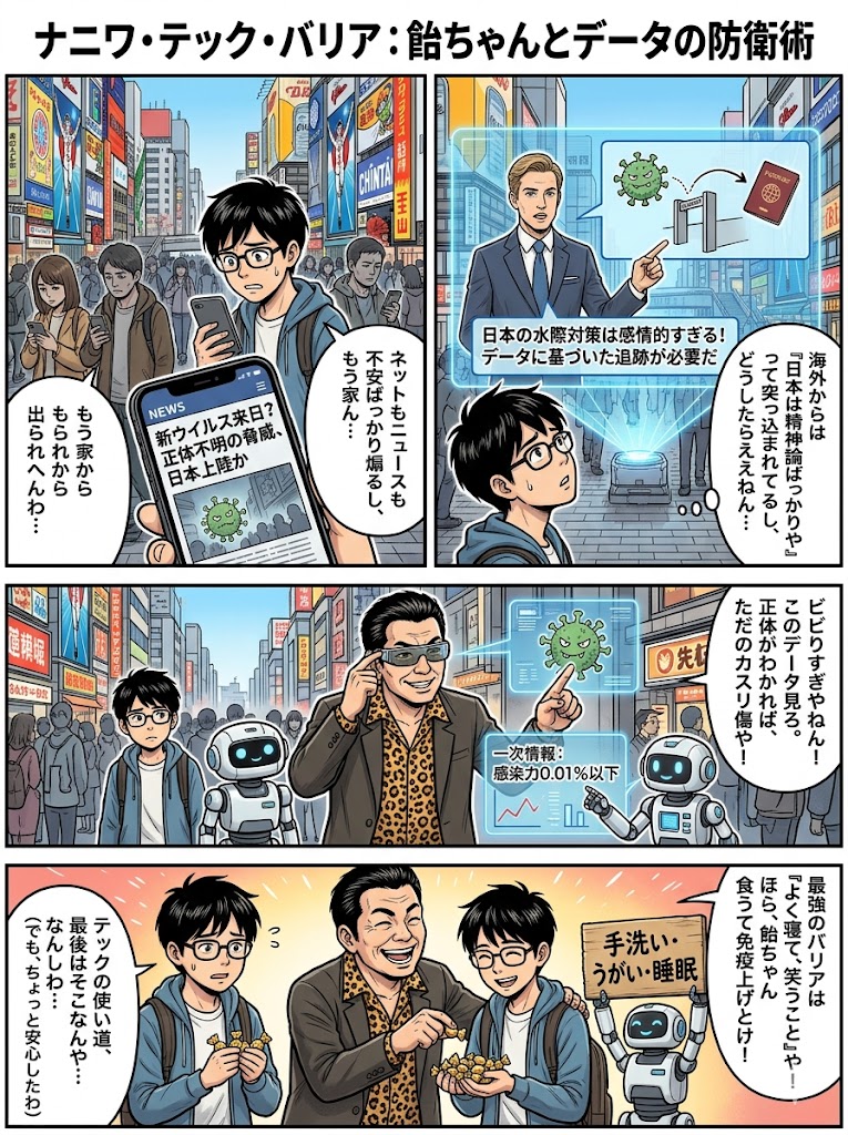 新ウイルス来日？浪速のおっちゃん一喝