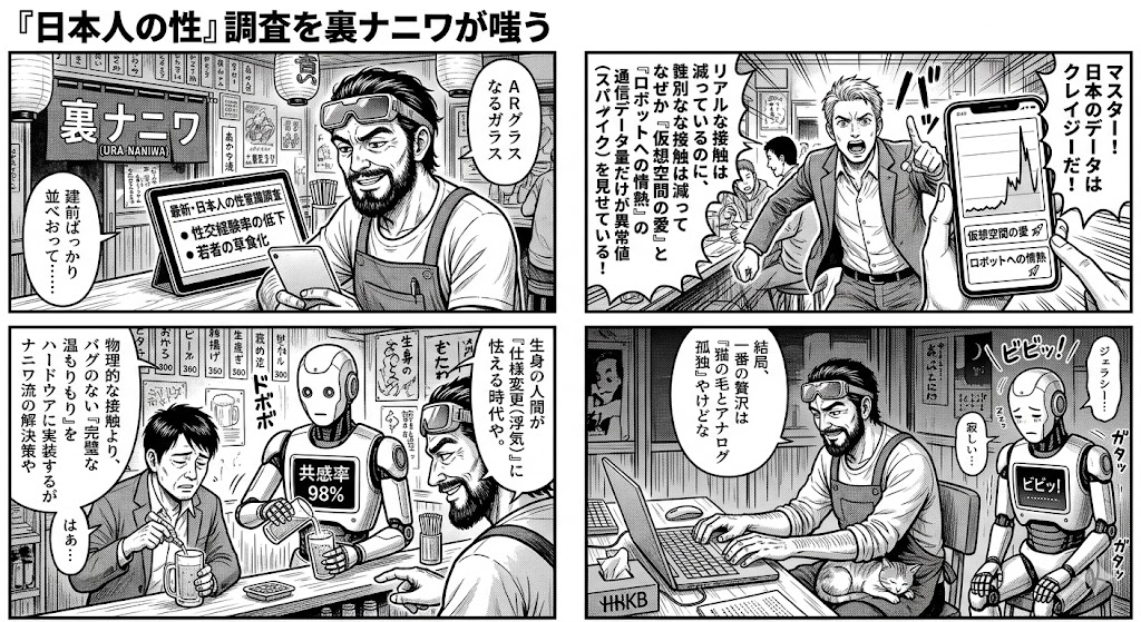 日本人の性」調査を裏ナニワが嗤う