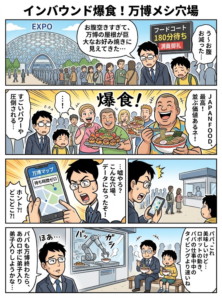 インバウンド爆食！万博メシ穴場