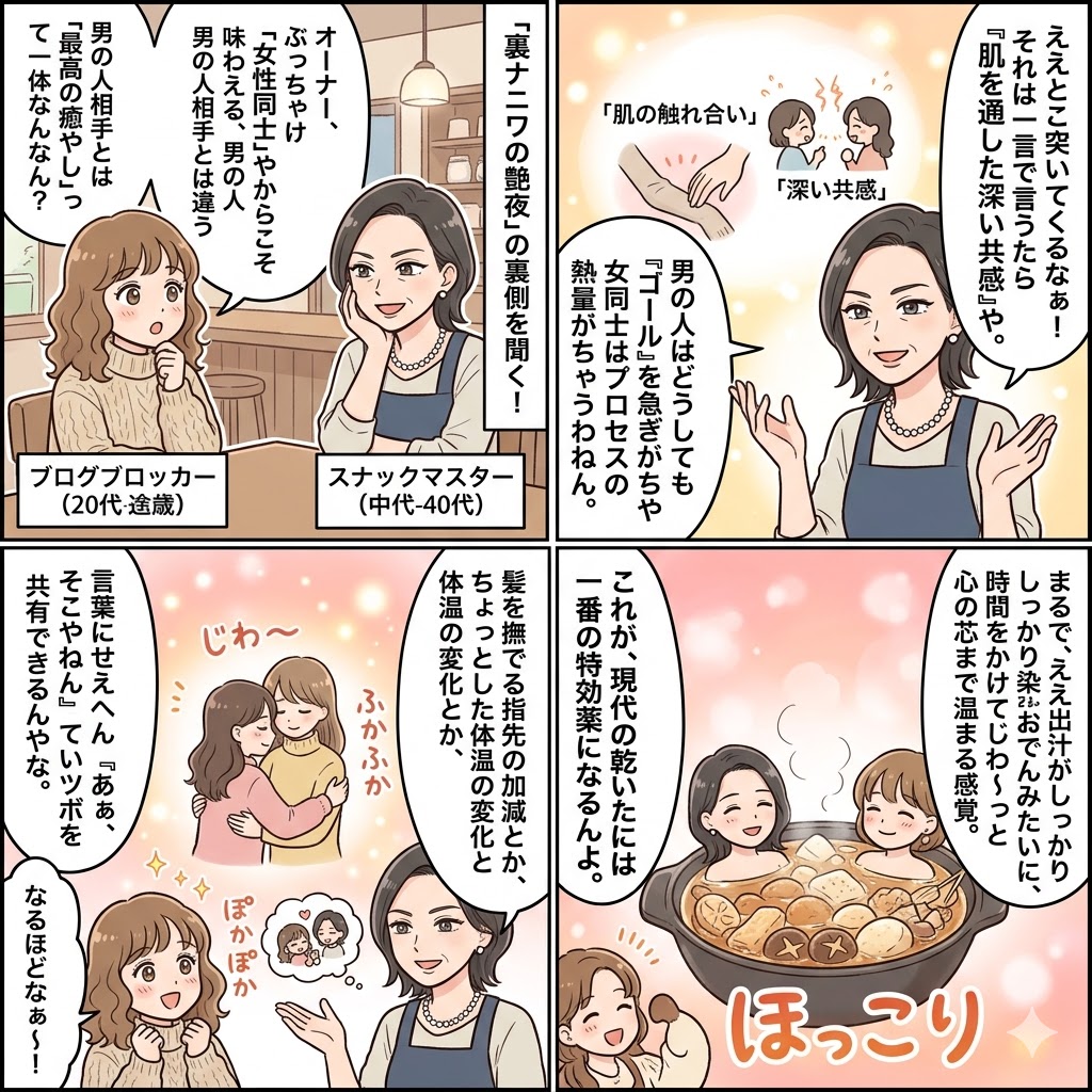 女性間風俗オーナーが暴露！裏ナニワの艶夜