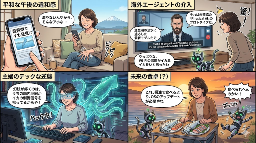 幻のイカ？琵琶湖で発見された謎の生物と主婦の「幻肢」に迫る