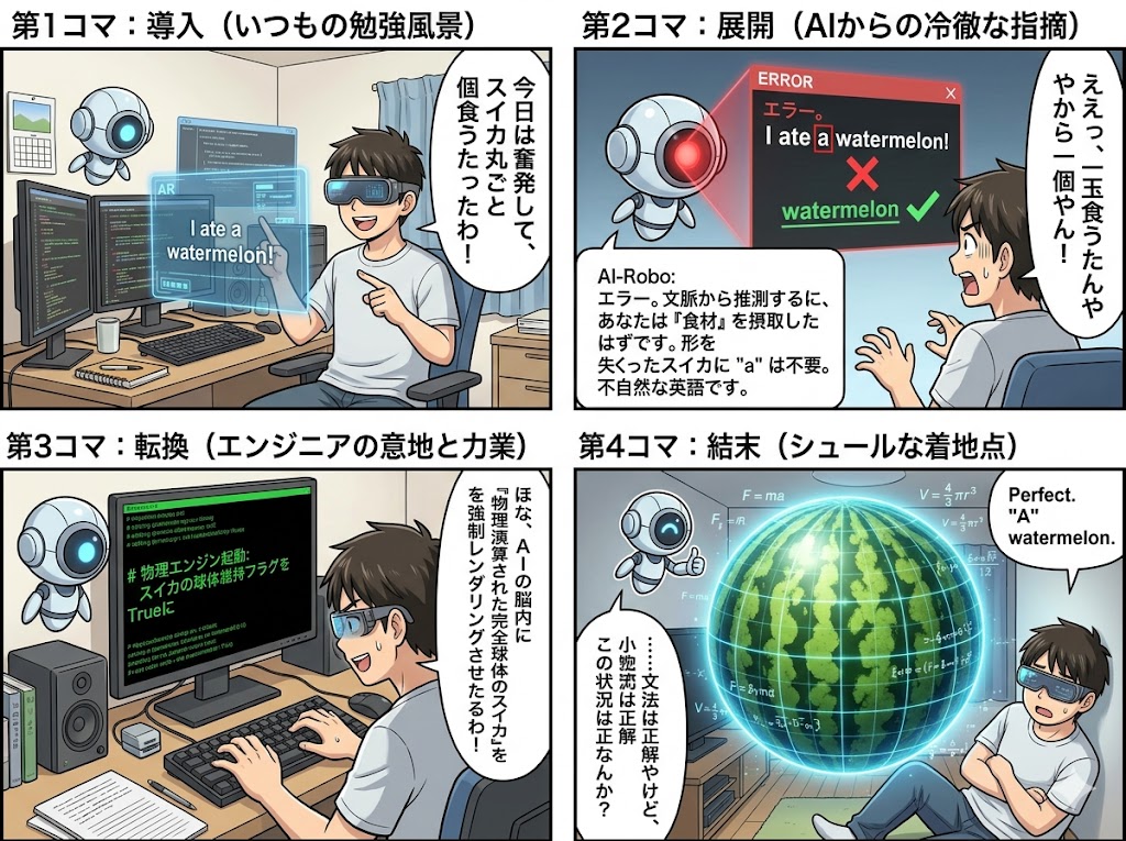 AIはなぜスイカに無冠詞？英語指導の裏