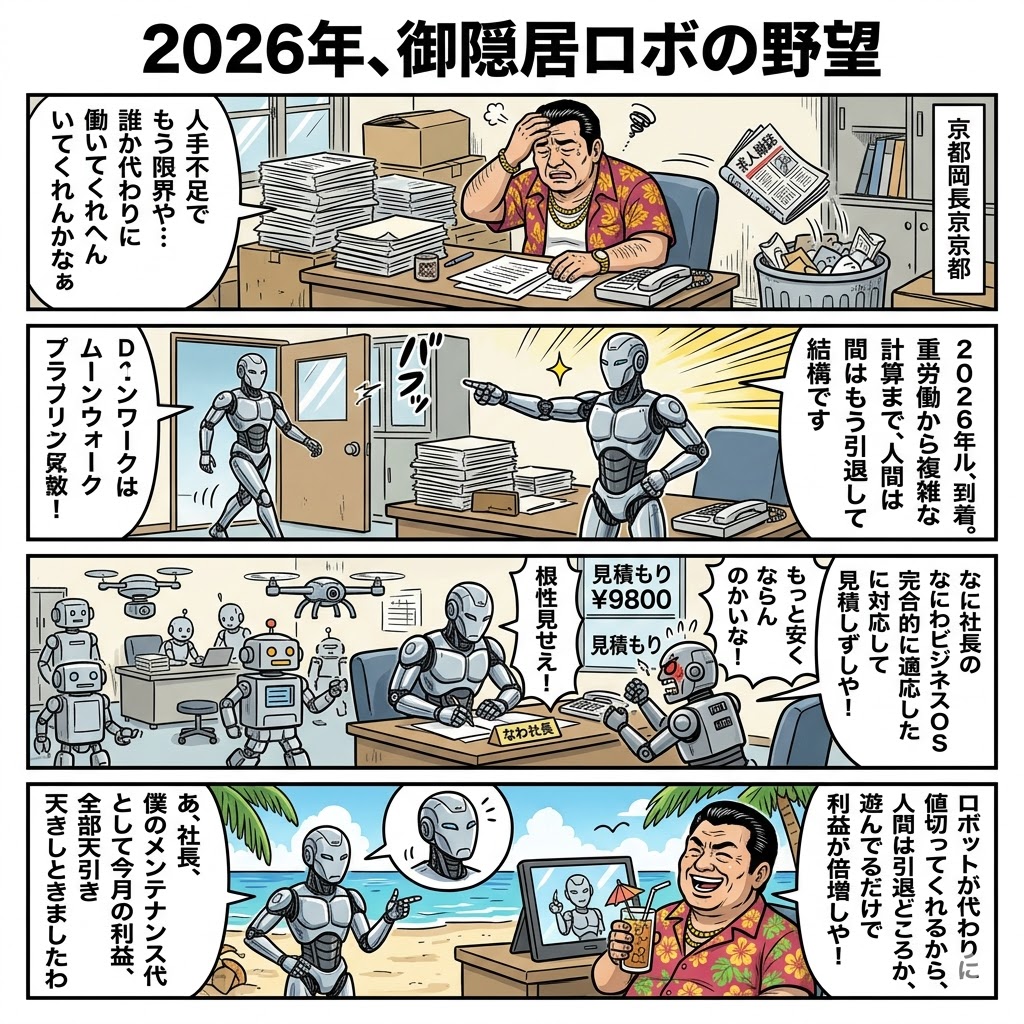 CES2026：人型ロボ爆増で人間引退？