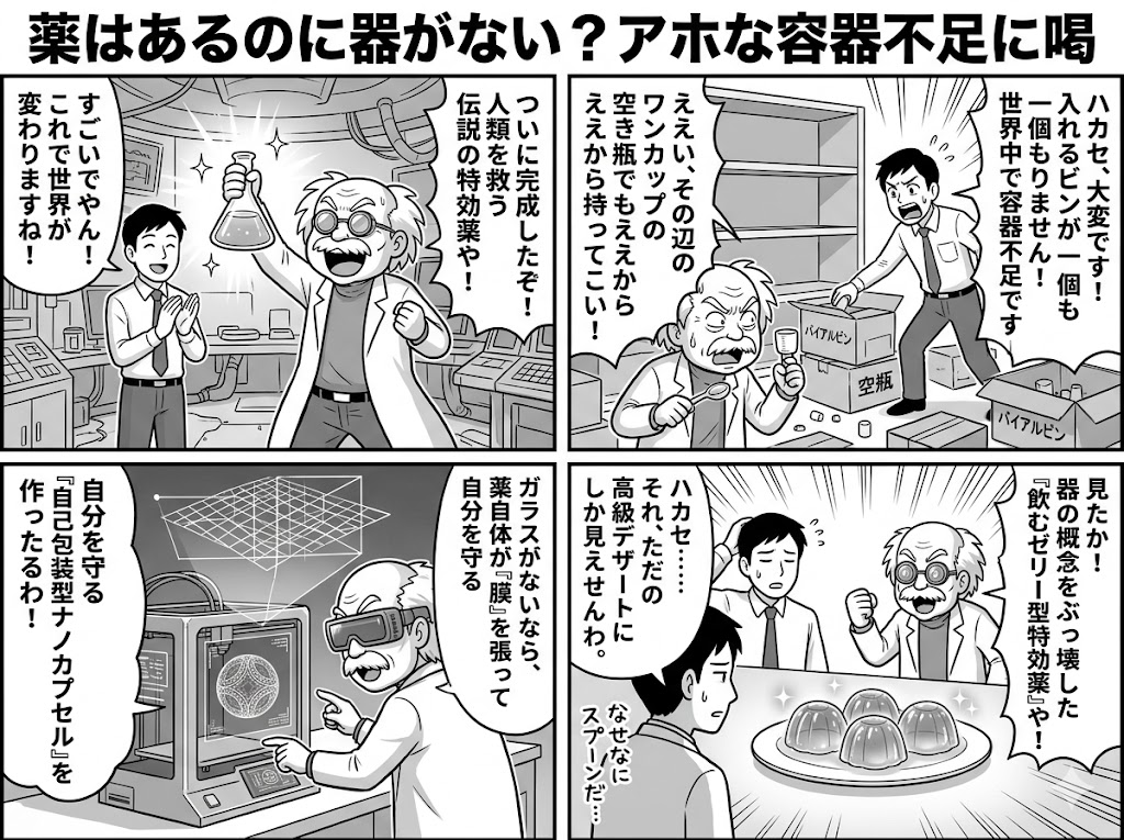 薬はあるのに器がない？アホな容器不足に喝