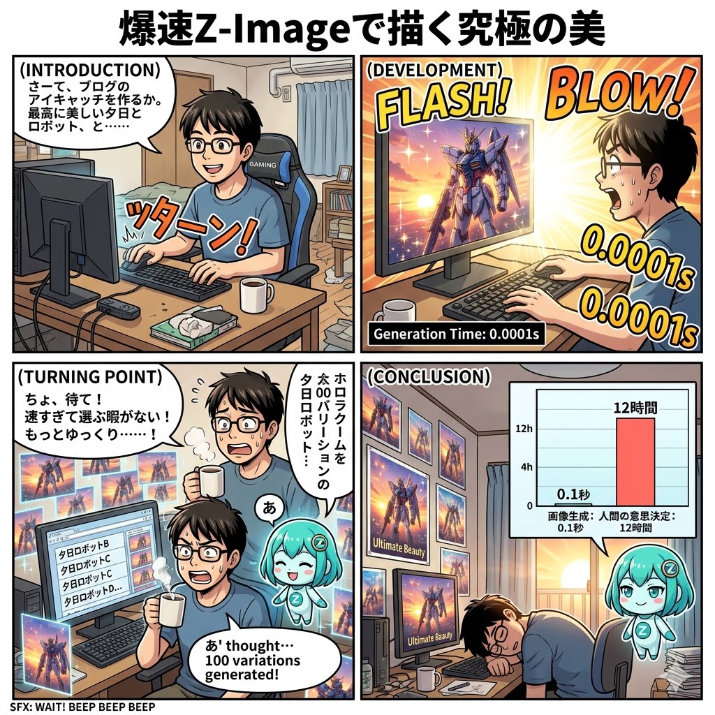 爆速Z-Imageで描く究極の美