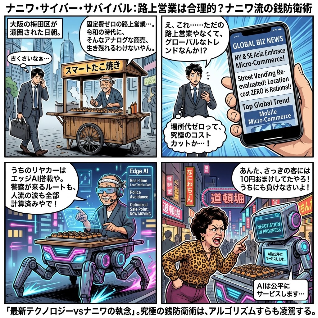路上営業は合理的？ナニワ流の銭防衛術