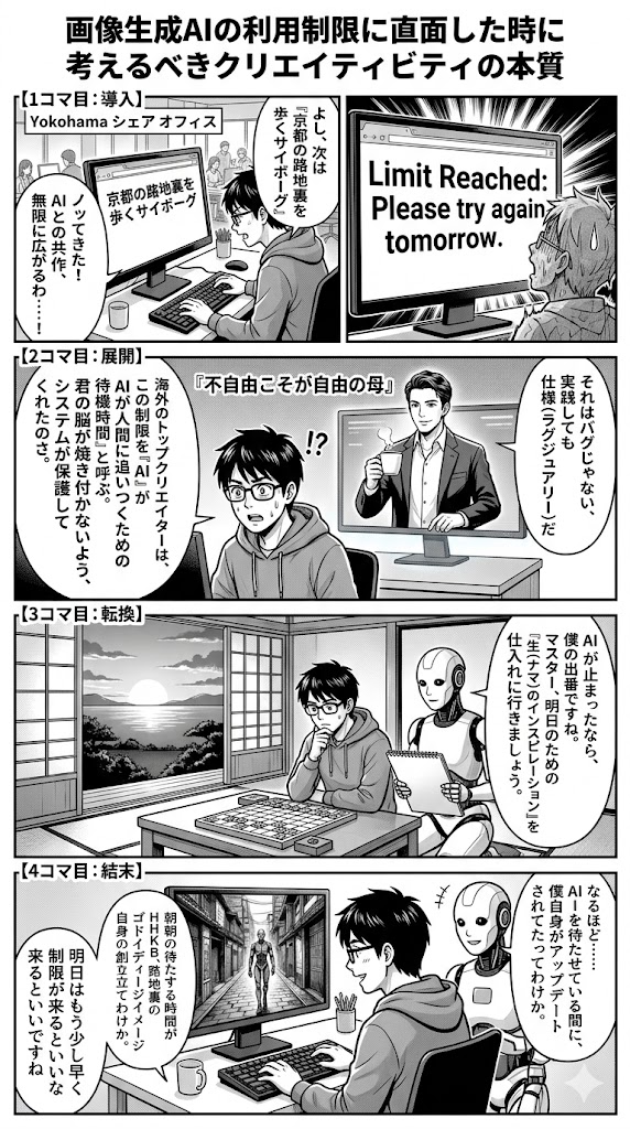 画像生成AIの利用制限に直面した時に考えるべきクリエイティビティの本質