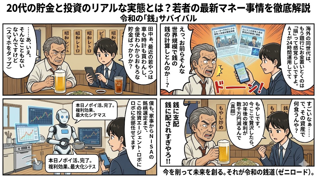 20代の貯金と投資のリアルな実態とは？若者の最新マネー事情を徹底解説