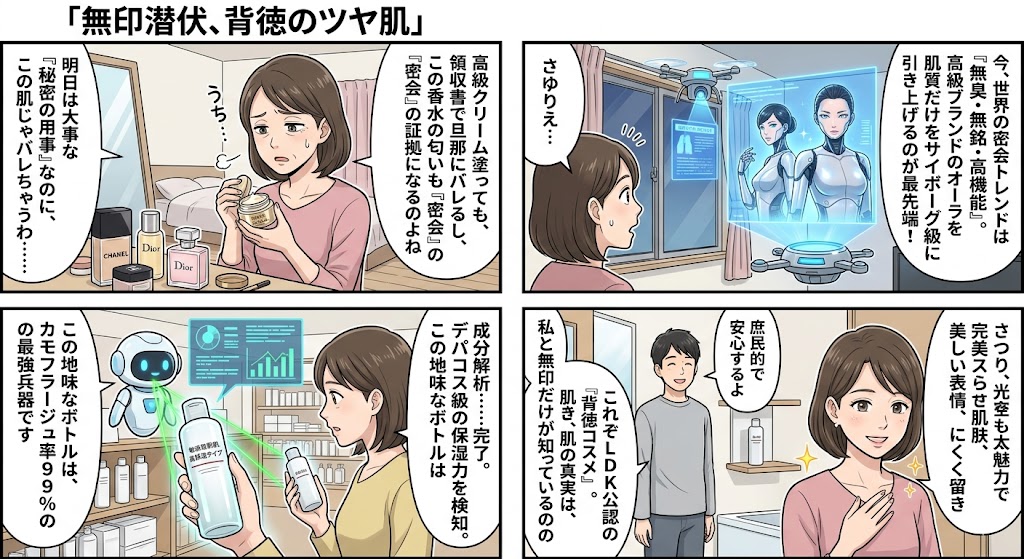無印でバレん密会肌。LDK黙認の背徳コスメ