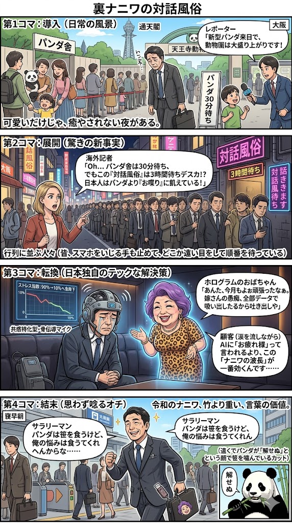 パンダより客が来る？裏ナニワの対話風俗