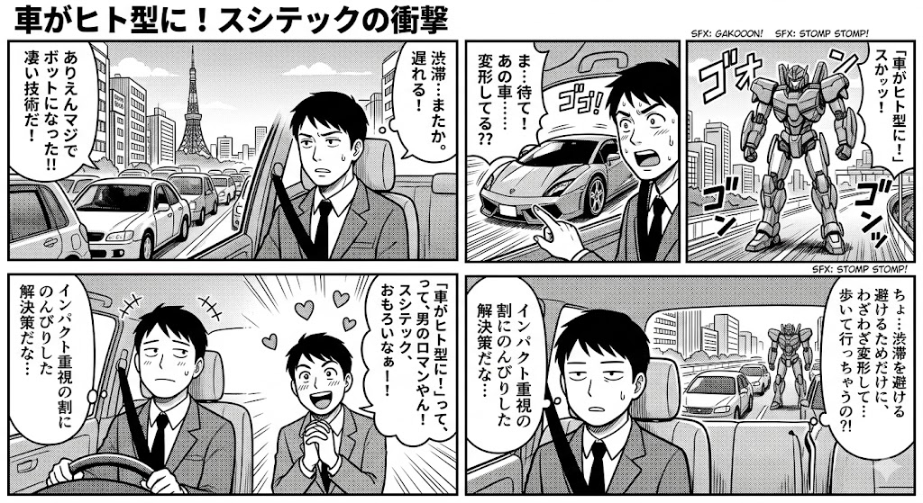 車がヒト型に！スシテックの衝撃