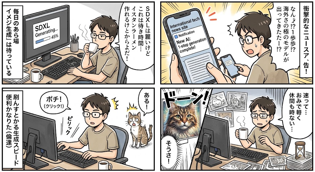 無料爆速AI爆誕！SDXLもう要らん？