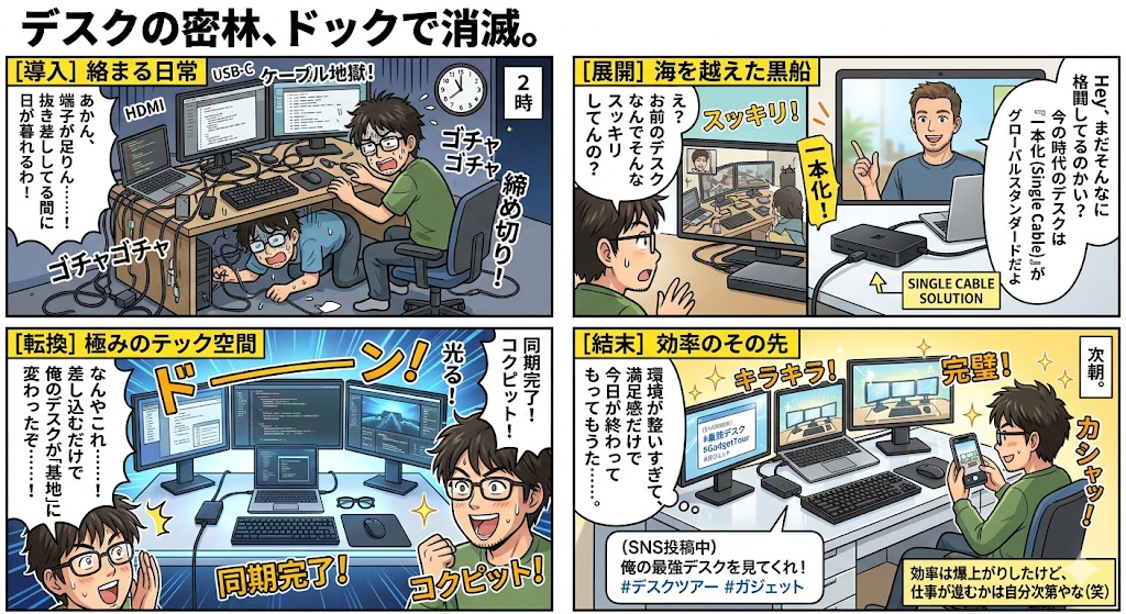 ドッキングステーションおすすめの選び方！デスク環境を劇的に変える最強の1台を厳選
