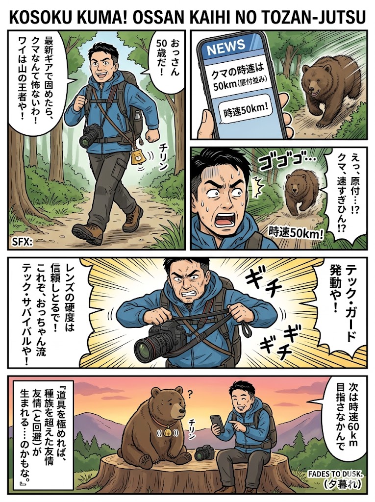 高速クマ！おっさん回避の登山術