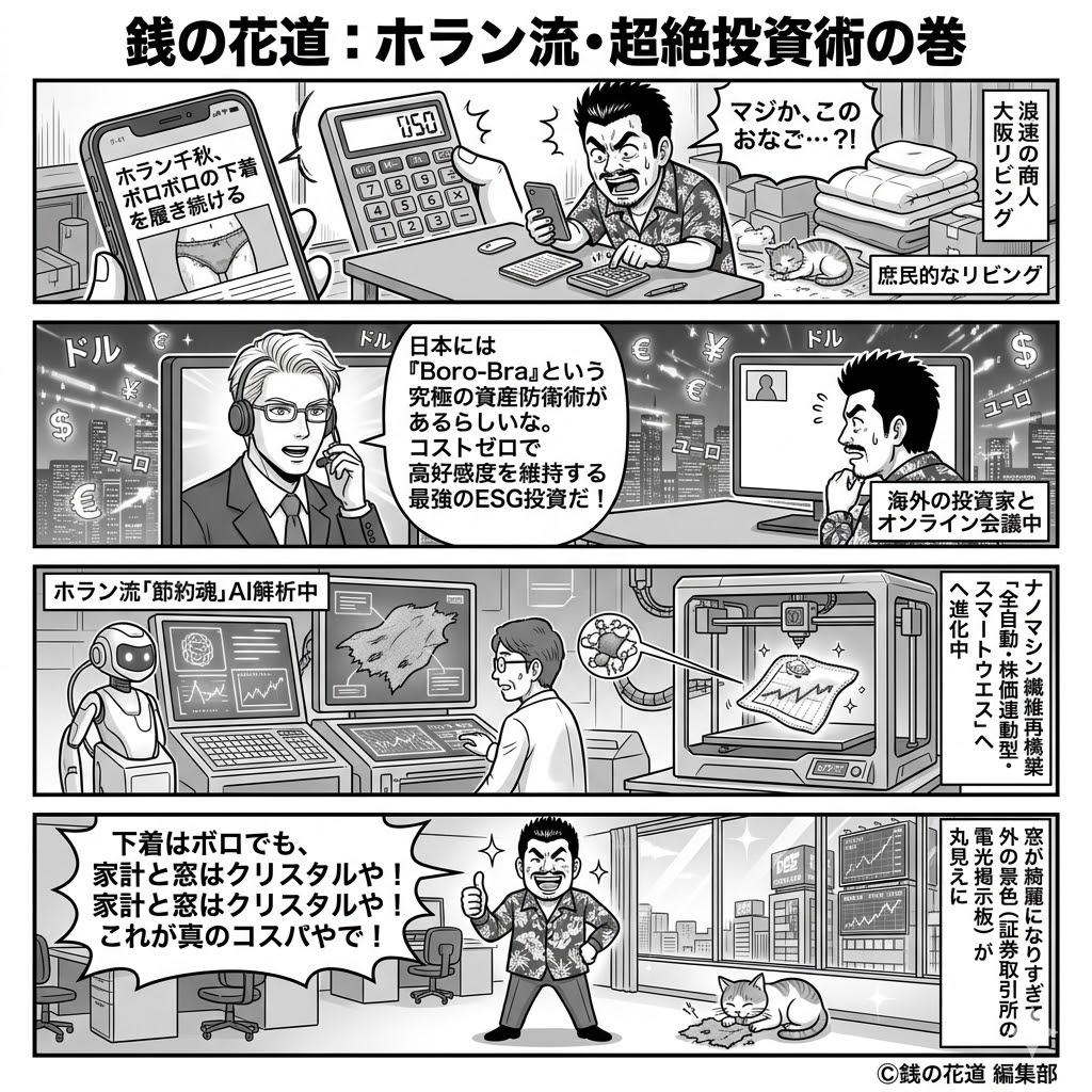ホラン千秋の下着節約術？銭は貯まるが効率とコスパで読み解く家計管理の極意