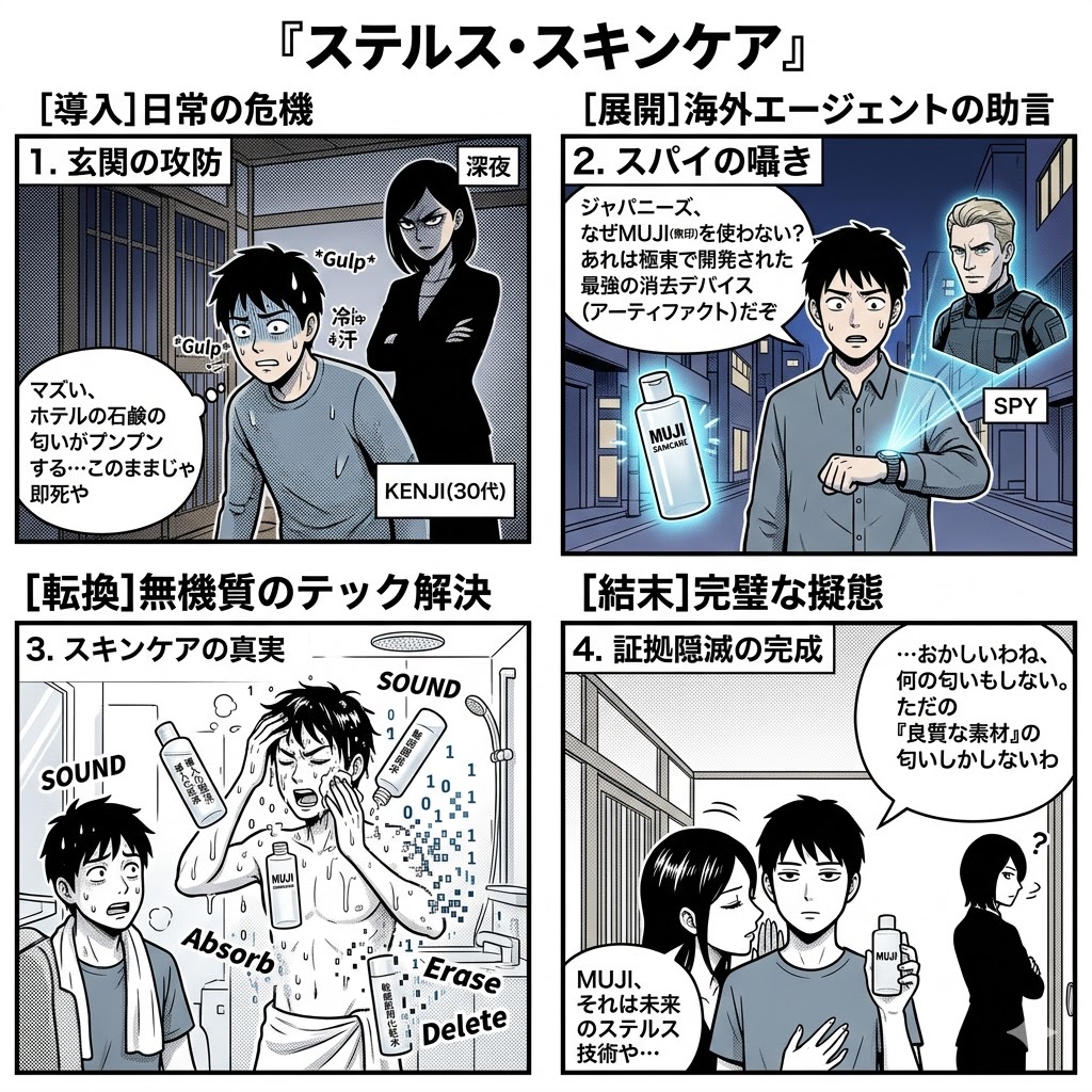 無印良品のスキンケアが密会後の「証拠隠滅」に最適な理由