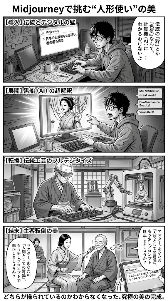 Midjourneyで挑む“人形使い”の美